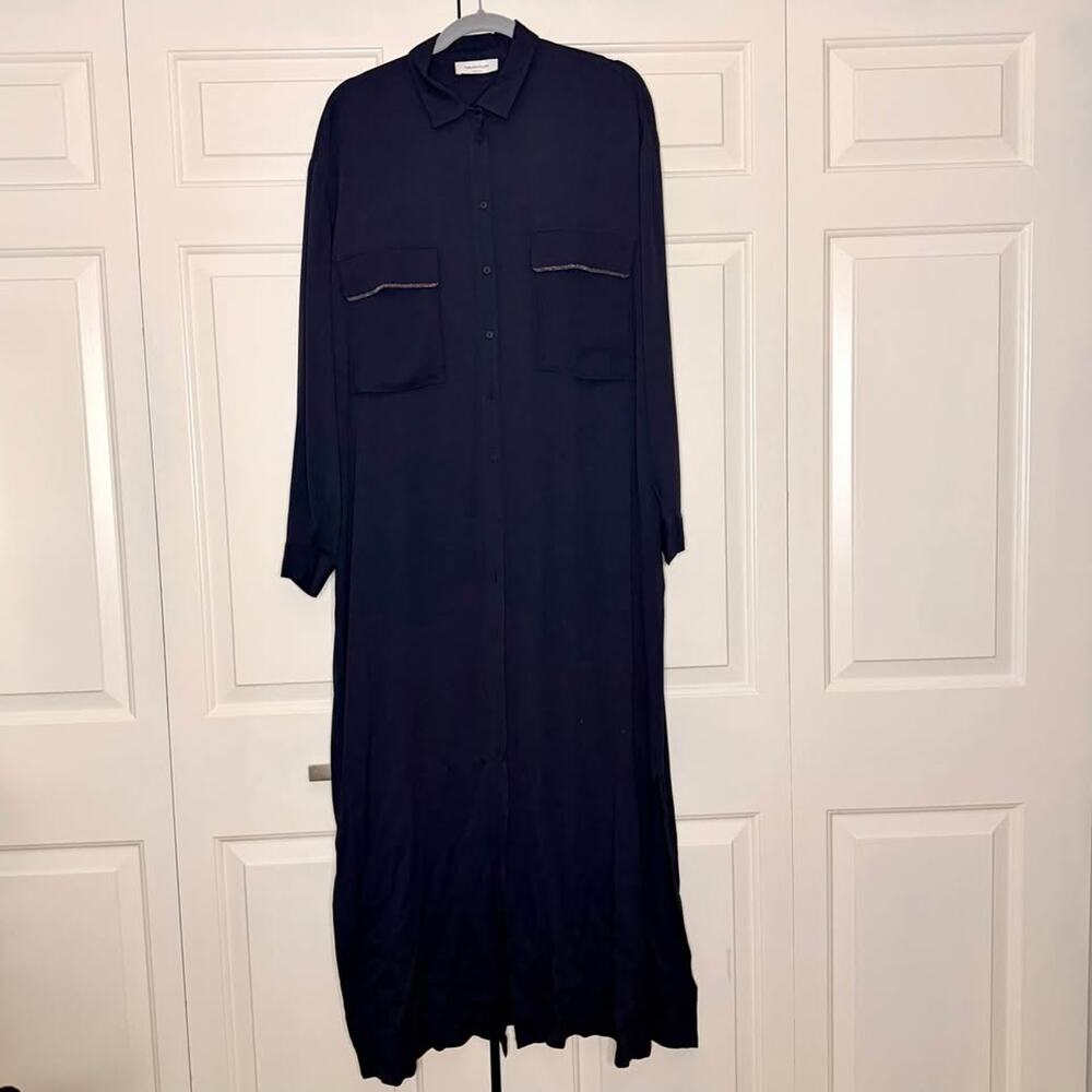 Fabiana Filippi Silk Blend Maxi Dress